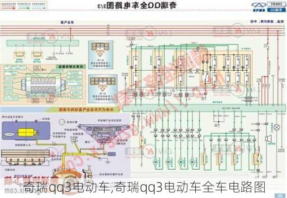 奇瑞qq3电动车,奇瑞qq3电动车全车电路图