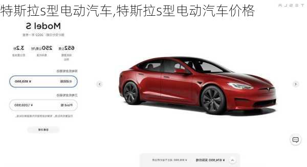 特斯拉s型电动汽车,特斯拉s型电动汽车价格