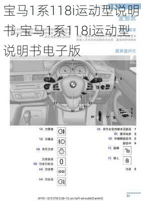 宝马1系118i运动型说明书,宝马1系118i运动型说明书电子版