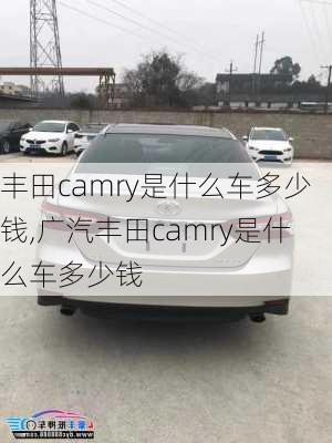 丰田camry是什么车多少钱,广汽丰田camry是什么车多少钱