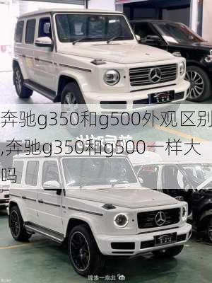 奔驰g350和g500外观区别,奔驰g350和g500一样大吗