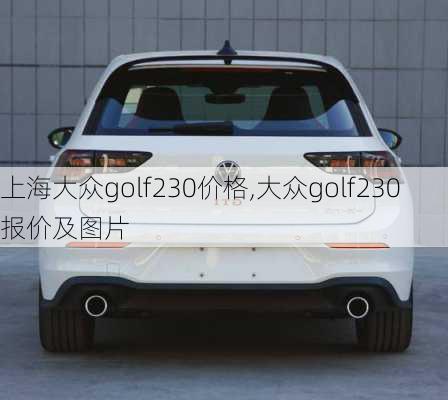 上海大众golf230价格,大众golf230报价及图片