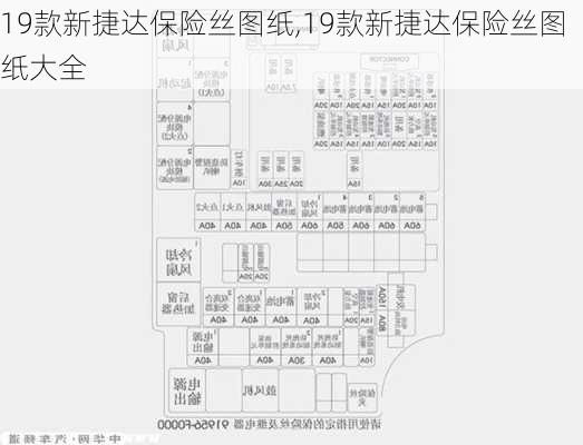 19款新捷达保险丝图纸,19款新捷达保险丝图纸大全