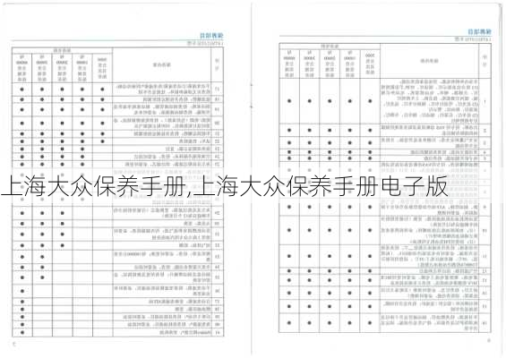 上海大众保养手册,上海大众保养手册电子版