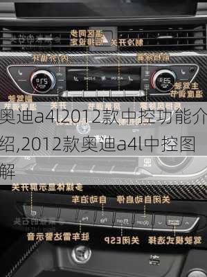 奥迪a4l2012款中控功能介绍,2012款奥迪a4l中控图解