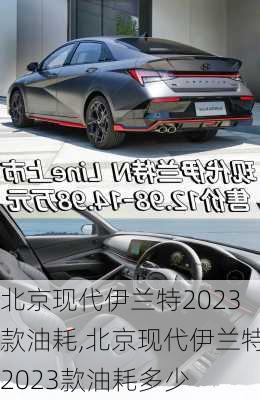 北京现代伊兰特2023款油耗,北京现代伊兰特2023款油耗多少