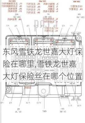 东风雪铁龙世嘉大灯保险在哪里,雪铁龙世嘉大灯保险丝在哪个位置