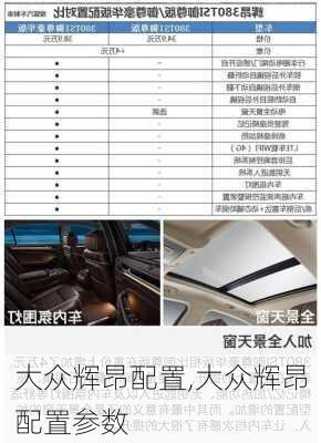 大众辉昂配置,大众辉昂配置参数