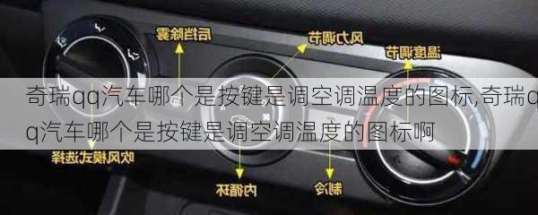 奇瑞qq汽车哪个是按键是调空调温度的图标,奇瑞qq汽车哪个是按键是调空调温度的图标啊