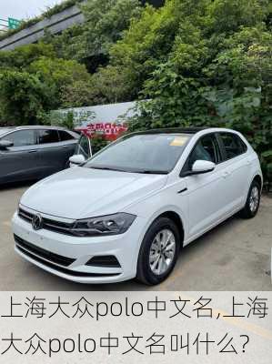 上海大众polo中文名,上海大众polo中文名叫什么?