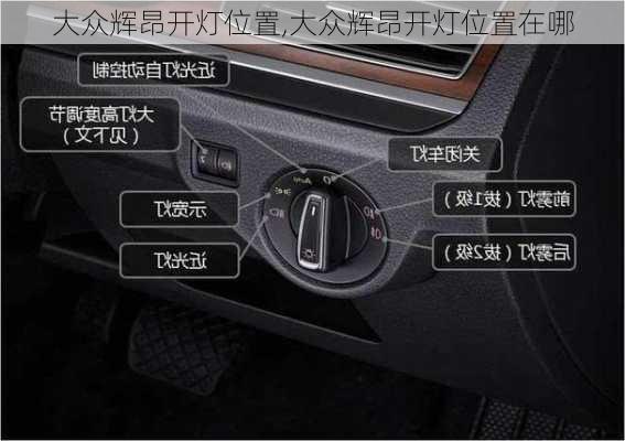 大众辉昂开灯位置,大众辉昂开灯位置在哪