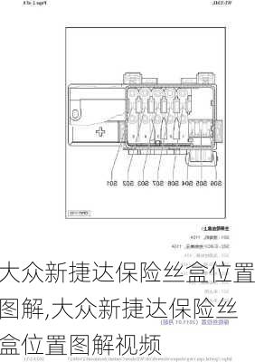 大众新捷达保险丝盒位置图解,大众新捷达保险丝盒位置图解视频