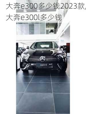 大奔e300多少钱2023款,大奔e300l多少钱