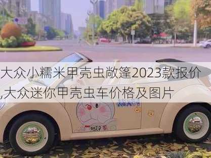 大众小糯米甲壳虫敞篷2023款报价,大众迷你甲壳虫车价格及图片