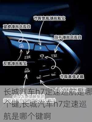 长城汽车h7定速巡航是哪个键,长城汽车h7定速巡航是哪个键啊